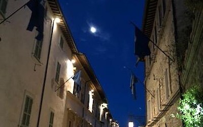 Going to dinner in Assisi (submitted by Revtodd)