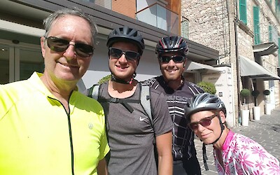 The family taking a break (submitted by franks)