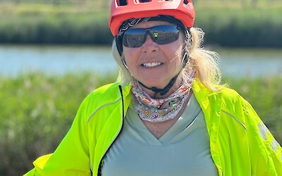 Just crossed this amazing bike bridge along the coast (submitted by Mychelle Fitzgerald)