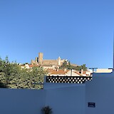 View of the Castle at Arraiolos from our Casa do Platano, our hotel. (photo by Anne Stanek)