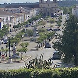 Main square of Vila Vicosa viewed from the castle (photo by Kathy Kinney Bowman)