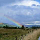 Somewhere Over the Rainbow is Blue Skies and Sunshine (photo by Julane Anderson)