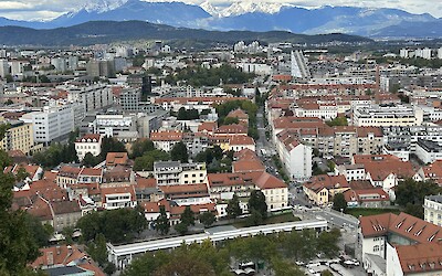 Ljubljana from castle (submitted by Clifford Davis)