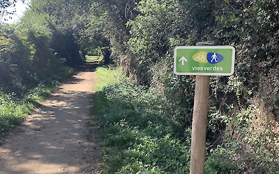 Followed the Via Verde much of the way - an extremely well maintained rail trail. (submitted by Anne Stanek)