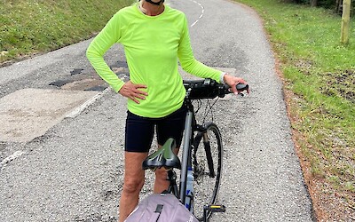 Stoped for a photo (submitted by Mary Ann Friederichs)