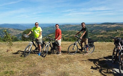 Views during Camino bike tour. (submitted by Dad and sons)