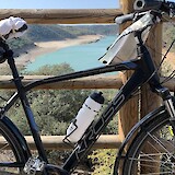 Bike overlooking Tajo River (photo by Miguel7844)