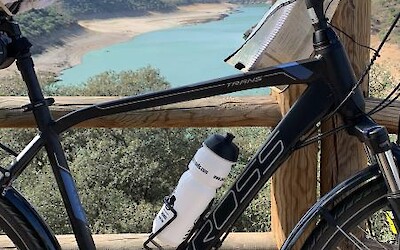 Bike overlooking Tajo River (submitted by Miguel7844)