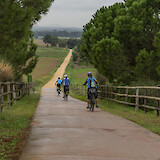 One of the off road bike paths from Girona to Sant Pol beach resort, day 1 ride. (photo by Melanie Wood)
