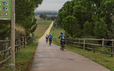 One of the off road bike paths from Girona to Sant Pol beach resort, day 1 ride. (submitted by Melanie Wood)