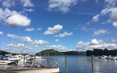 Cycling beside so many lakes (submitted by RachelB)