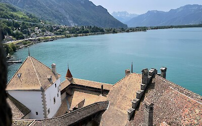 Chataeu Chillon, on Lake Geneva (we made a special trip morning of the first ride) (submitted by Christine Downing)