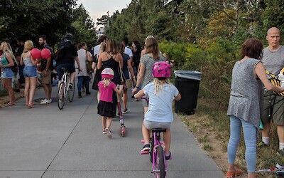 Riding on the beltline (submitted by Ryan)