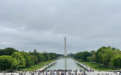 Reflecting Pool and the Washington Monument (submitted by Kirsten H)