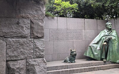 Franklin D. Roosevelt Memorial. (submitted by Roz P)