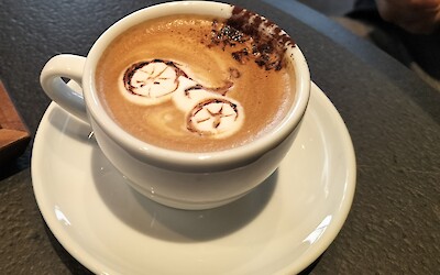 Bike cappuccino. (submitted by Bozena Kusovac Derkovic)