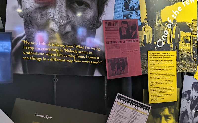Exhibition at Strawberry Field (submitted by Roz)