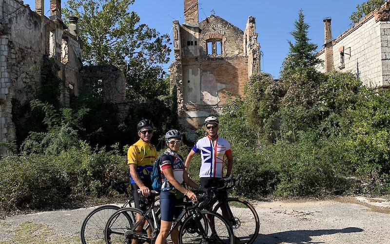 A stop along the way at an abandoned railway station. (submitted by Gary Butters)