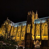 Cathedral in Metz at Night (photo by Hung Kang)