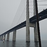 Øresund Bridge road and railway bridge between Denmark and Sweden (photo by Mike)