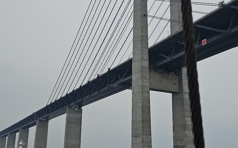 Øresund Bridge road and railway bridge between Denmark and Sweden (submitted by Mike)