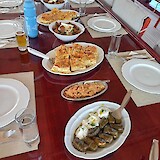 Lunch onboard. (photo by Muffy C.)