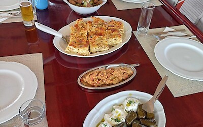 Lunch onboard. (submitted by Muffy C.)