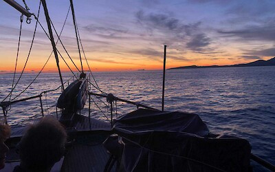 Sunrise on the boat. (submitted by Muffy C.)