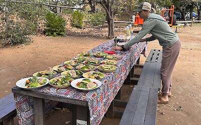 Delicious lunches enroute (submitted by DarcyB)