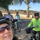 Lunch in the olive orchard (photo by Tina)