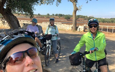 Lunch in the olive orchard (submitted by Tina)