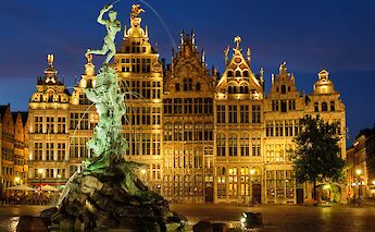 Antwerp at night, Belgium. Getty Images@Unsplash