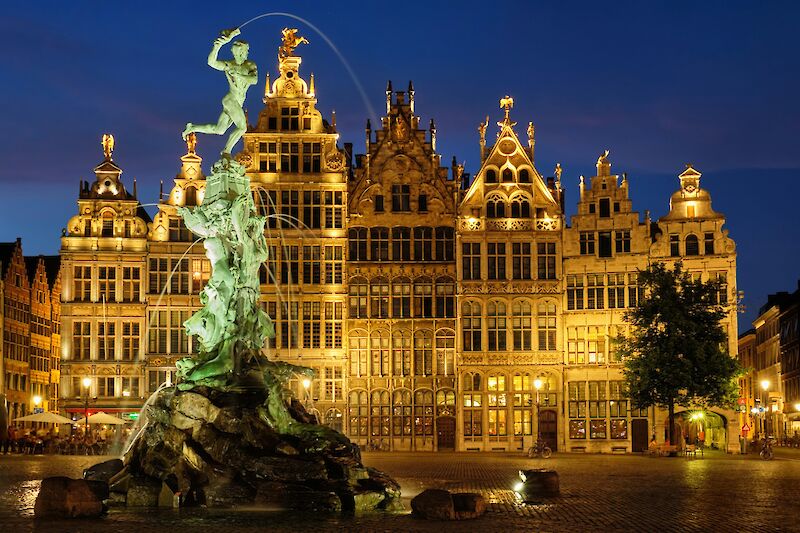 Antwerp at night, Belgium. Getty Images@Unsplash