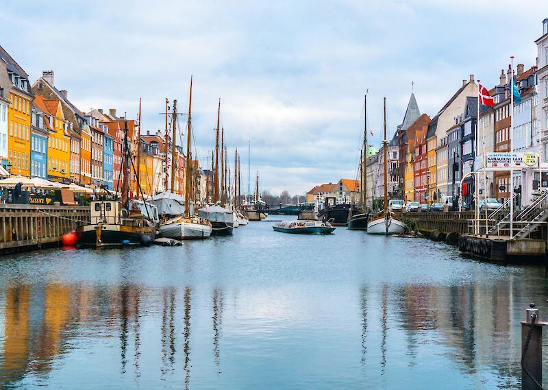 Colorful buildings of Nyhavn, Denmark. Unsplash@Ava Coploff