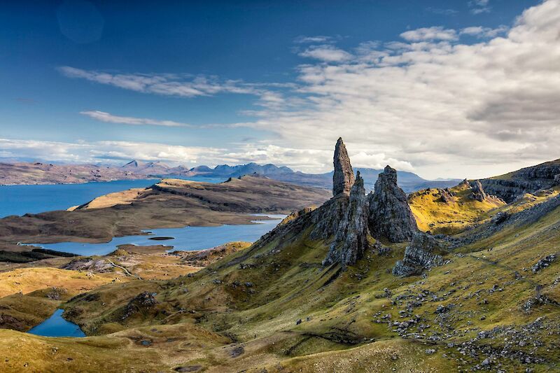 Old Man of Storr, Isle of Skye, Scotland. Unsplash@Martin Bennie