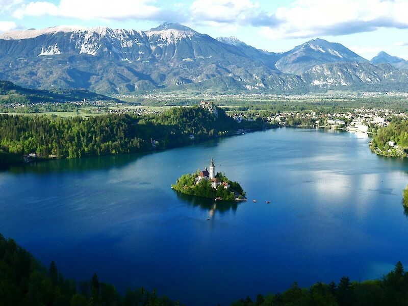 Lake Bled, Slovenia. Unsplash@Jaka Skrlep