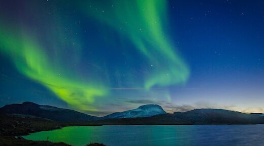 Northern Lights in Abisko National Park, Sweden. Unsplash@David Becker
