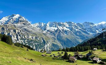 M&uuml;rren, Lauterbrunnen, Switzerland. Unsplash@Austin Olvey