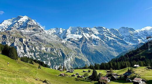 M&uuml;rren, Lauterbrunnen, Switzerland. Unsplash@Austin Olvey