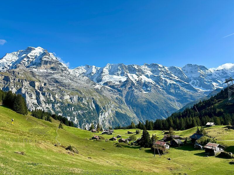 Mürren, Lauterbrunnen, Switzerland. Unsplash@Austin Olvey