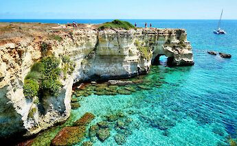 Faraglioni di Torre Sant&rsquo;Andrea, Puglia, Italy. Unsplash@Massimo Virgilio