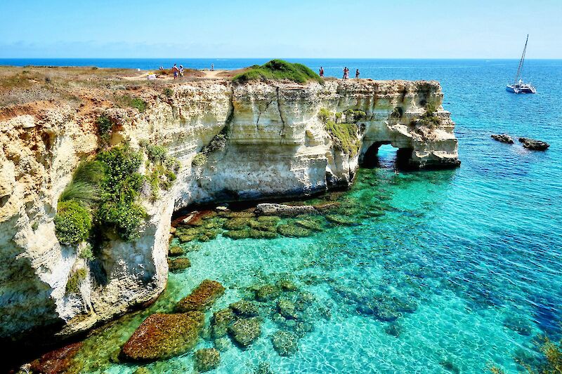 Faraglioni di Torre Sant’Andrea, Puglia, Italy. Unsplash@Massimo Virgilio