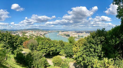 Lush landscape around Budapest, Danube bike tours. Unsplash@Dash Vy