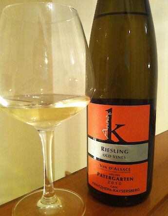 Riesling wines in Alsace, France. CC:Agne27