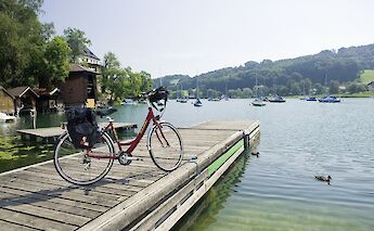Austrian lakeside bike rest!