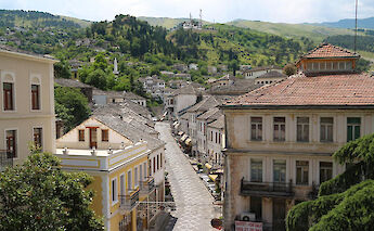 Old Town in Gjirokastër, Albania. CC:Armin