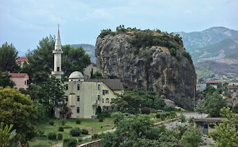 Mosque in Përmet, Albania. CC:Malenki