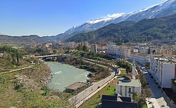 Vjosë River in Përmet, Albania. Drini Teta@Unsplash