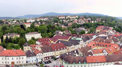 View from Melk Abbey, Austria. CC:Ian Nigb