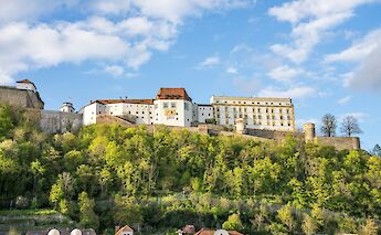 Blue skies above Passau, Germany. Unsplash:Leonhard Niederwimmer